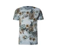 Key Largo T-Shirt 'PLAYA' bleu fumé / marron / vert foncé, Taille S