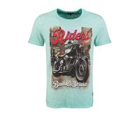Key Largo T-Shirt 'Tour' menthe / mélange de couleurs, Taille M