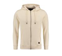 Key Largo Veste de survêtement ' CONFIDENCE ' crème / marron, Taille XL