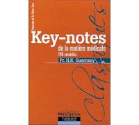 Key-notes de la matière médicale - 196 remèdes