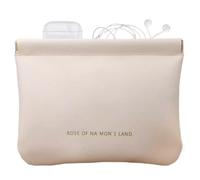 Key Pouch, PU Leather Headphone Storage Bag, Waterproof Coin Purse, Lightweight Snap Spring Closure, Excellent for Travel, Home, Family, Colleagues, and Daily Storage