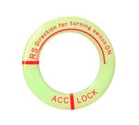 Key Ring Sticker, Fluorescent Decorative Ignition Switch Ring, Luminous Car Ignition Key Rings Sticker, No Trace And Special, Different Accessorie For Your Car Decorations