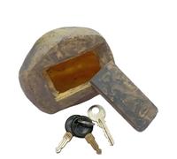 Key Rock Coffre-fort - 10,2 cm Pierre de cailloux | Rock Kèysafe Boîte de rangement cachée en résine pour l'extérieur - Porte-clé secret pour argent, jardin, terrasse