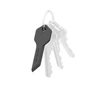 KEY SMART KeySmart SafeBlade Finger-Friendly Keychain Box Cutter, Black, KS820-BLK Porte-clés Coupe-Doigts, Noir Adulte Unisexe, sans Couleur, Taille Unique