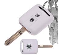Key Soft Case Cover Blanc de Protection de Protection en Silicone Silicone Compatible avec Nissan Almera Note II X-Trail Tiida Qashqai Première