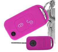 Key Soft Case Cover Capot de Protection e Voiture Mercedes Classe W168 Benz SLK R170 Bouton 2 Boutons de Pliage de Commande à Distance/Couleur: Rose