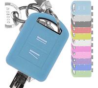 Key Soft Case Cover Capot de Protection clé du véhicule Opel Corsa C Combo C Meriva A Tigra TwinTop/Couleur: Fluorescente Bleue (Brille dans Le Noir)