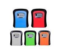 Key Storage Box Wall Mounted Safety Lock W/ 4 Digit Combination Password (Green)