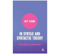 Key Terms In Syntax And Syntactic Theory