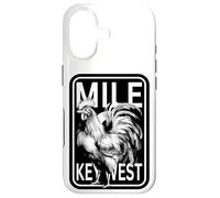 Key West Florida Coq Chicken Mile 0 Marker Family 2024 Coque pour iPhone 17
