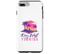 Key West Florida - Rétro Vacances de Plage Vacances d'été Coque pour iPhone 7 Plus/8 Plus