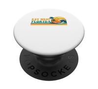 Key West Florida - Rétro Vacances de Plage Vacances d'été PopSockets PopGrip Adhésif