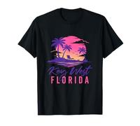 Key West Florida - Rétro Vacances de Plage Vacances d'été T-Shirt