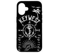 Key West Florida Souvenirs, Compass Rose Coque pour iPhone 16
