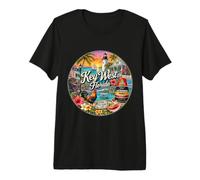 Key West, Floride, Floride Keys, Duval St. Conque Shell T-Shirt Haut de Gamme