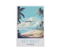 Key West, Floride，Puzzle en Bois 1000 Pièce Classique Adultes Puzzles Enfants Apprentissage Assembler des Jouets（75x50cm）-L13