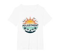 Key West Latitude Ajustement Tropical Paradise Getaway T-Shirt, Femme Grandes Tailles, Blanc, 2X