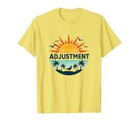 Key West Latitude Ajustement Tropical Paradise Getaway T-Shirt, Homme, Citron, XXL