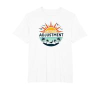 Key West Latitude Ajustement Tropical Paradise Getaway T-Shirt, Homme Grandes Tailles, Blanc, 6X Tall