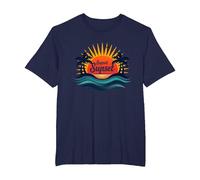 Key West Sunset Capital, Paradis Tropical pour Les Amoureux de la Plage T-Shirt, Homme Grandes Tailles, Bleu Marine, 4X Tall