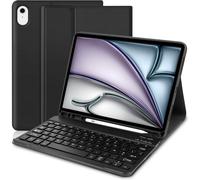 Keyboard Case Compatible with iPad Air 11 Inch M3 (2025)/ (M2) 2024, Magnetic French AZERTY Keyboard Case for iPad Air 5 2022/Air 4 2020 10.9 Inch (Stylus Not Included)