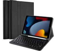 Keyboard Case for iPad 9th Generation 10.2 Inch,Removable French AZERTY Bluetooth Keyboard with Smart Case for iPad 9th/8th/7th/Air 3/Pro 10.5 (Not Include Stylus) (B)
