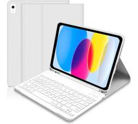 Keyboard Case for iPad A16 11th Generation 2025/10th Generation 2022 (11/10.9 inch),Removable Magnetic Keyboard Case for iPad 11th/10th Generation,QWERTZ Keyboard Gray