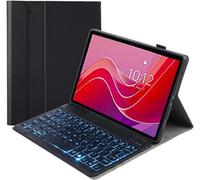 Keyboard Case for Lenovo Tab M11 11 Inch Magnetic Case with Detachable Wireless Bluetooth Illuminated Keyboard QWERTY for Tab M11 2024 (Black)