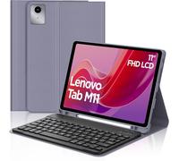 Keyboard Case for Lenovo Tab M11 2024 11-Inch, AZERTY Magnetic Bluetooth Keyboard for Lenovo M11 11 Inch TB-330XU/330FU Tablet, Purple