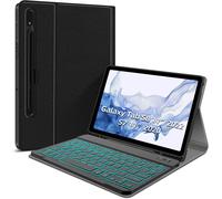 Keyboard Case For Samsung Galaxy Tab S8 S7 11 Inch With Detachable Wireless Keyboard Backlit 7 Colors For Galaxy Tab S8 Sm-X700/X706 2022 S7 Sm-T870/T875/T876 2020 11 Inch