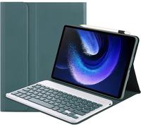 Keyboard Case for Xiaomi Pad 6/6 Pro, Slim Cover with Detachable Wireless Magnetic QWERTY Keyboard for Pad 6/6 Pro (Green)
