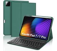 Keyboard Case for Xiaomi Pad 7/7 Pro 11.2 Inch 2024 ¿ AZERTY French Detachable Wireless Bluetooth Keyboard for Xiaomi ad 7/7 Pro 11.2 Inch 2024, Dark Green