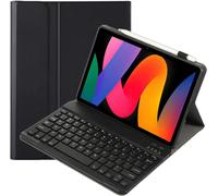 Keyboard Case for Xiaomi Redmi Pad SE Slim Cover with Removable Wireless Magnetic QWERTY Keyboard for Pad SE 11 Inches (Black)
