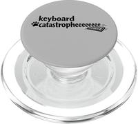 Keyboard Catastrophe Cute Silly Blagues pour Les Gens Qui Aiment Les Chats PopSockets PopGrip pour MagSafe