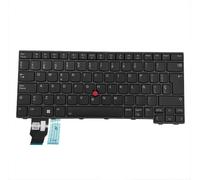 Keyboard Clavier Layout Pour Lenovo Thinkpad T14S P14S L14 (Gen 3 /Gen 4) Keyboard Backlit Laptop Clavier Rétroéclairé, Noir (Espagnol/Sp)