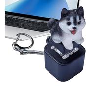 Keyboard Clicker Fidget,LED Lights Rechargeable Portable Charm - Cat Fidget Toy Keychain | for Kids Boy Girl Family Travel Backpack Offices School