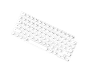 Keyboard Cover for Long Nails - Raised Silicone Design | Nail-Safe Keyboard Protector with Smooth Texture | for Women Girls Ladies Gamers Writers Typists School Home Office Game Room Studio Gentle on