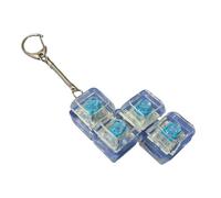 Keyboard Fidget - 4-in-1 Portable ABS Material | Button Pendant Clicker and Mechanical Switch Keychain Toy | for Travel Car Airplane Home Work School Classroom Bedroom and Living Room Use