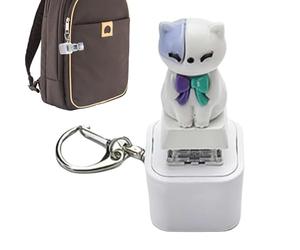 Keyboard Fidget - Auditory Clicker Keychain, Interactive Animal Sound Trigger with Bright LED Illumination, Sturdy Mechanical Switch Toy, Ideal for Adults Travel School Backpack Attachment