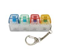 Keyboard Fidget - Backpack Ornament with Light | Stress Relief Keychains for Kids Teens Adults Study Work Travel Home Office Programmers College Students Collectors Conference and Others