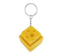 Keyboard Fidget - Cheese Shape Button Sensory Gadget | Clicker Fidget Toy for Classroom, School, Home, Car, Travel, Commute, Meeting, Work, Break Time, Stress Relief, Kids Adults