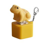 Keyboard Fidget - Frog Finger Gadget, Clicker Toy Device, Mechanical Switch Sound Sensation, Silent Light Glow Function, Stress Relief Accessories, Green Animal Shape for Women Men School