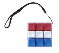 Keyboard Fidget Toy - 9-Button Sensory Clicker | 6cm ABS Device, Quiet Desktop Toy for Adults, Portable Relief for Teens, Stress Tool Office, Fun Gadget Classroom Commuting