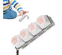 Keyboard Fidget Toy | Fun Colorful Light Up Portable | Fidget Keyboard Key Chain, Interactive Light Display Finger Clicker Sensory Kids Toys | for Work School Travel Classroom Home Bag Desk