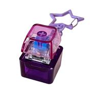 Keyboard Fidget Toy, Light Star Design, Sensory Button with Key Ring, Fun Interactive Clicker for Stress Relief Adults Kids Usage, Perfect For Classroom School Work Home Car Airplane Living Room Usage