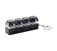 Keyboard Fidget Toy, RGB Stress Relief Sensory Toy, Sound Keyboard Fidget, for Home, Classroom, Gathering, School, Travel, Office, Party, Kids, Teens, Adults, Portable, Durable, Fun, Relaxation