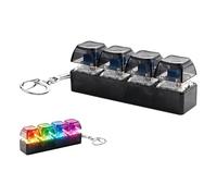 Keyboard Fidget Toy, RGB Stress Relief, Sound Sensory Keyboard with Clicky Keys, Toy with Compact Design, Sturdy Relaxation Fun System, Easy Focus Solution for Home Classroom Gathering