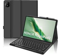 Keyboard for Honor Magic Pad 2 12.3 Inch 2024, Honor Magic Pad 2 Case with French AZERTY Detachable Magnetic Bluetooth Keyboard for Honor Magic Pad 2 12.3 Inch Tablet, Black