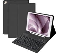 Keyboard for iPad 10.2 9th 2021/8th 2020/10.2 7th 2019/10.5/Air 3, Wireless Bluetooth French Keyboard Case for iPad Pro 10.5 Inch Case with Stylus Slot, Removable Keyboard Case