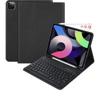 Keyboard for iPad Air 11 Zoll M3/M2 (2025/2024), Air 5 2022/Air 4 2020, Case with French Keyboard for iPad Pro 11 2022/2021/2020/2018, Detachable Bluetooth Magnetic Keyboard, Pen Slot